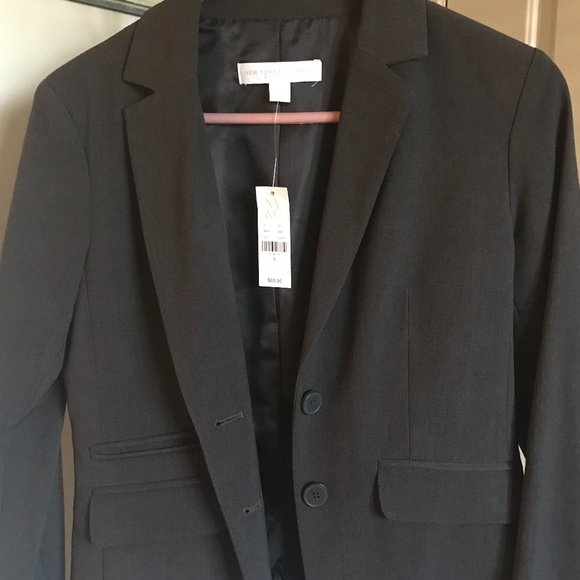 New York and Co brown blazer size 0 NWT - Picture 1 of 7